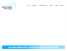 Tablet Screenshot of loxleyspeechstudio.com